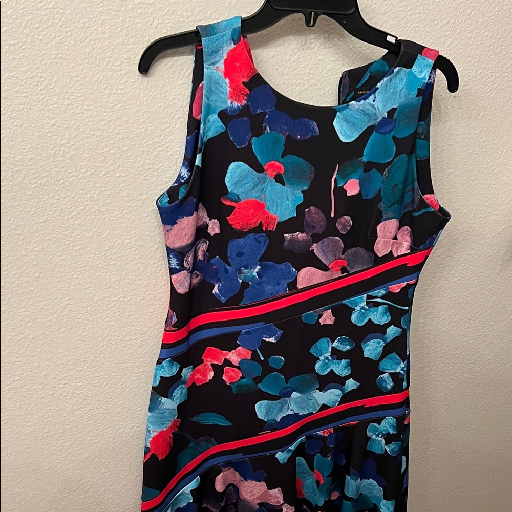 Donna Karan Multicolor Floral Dress